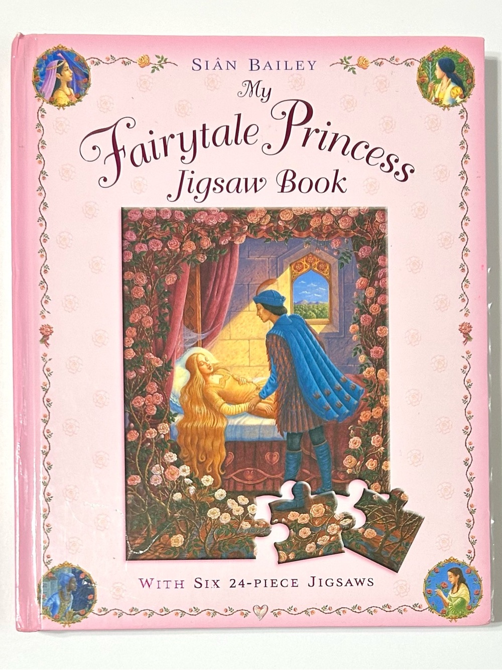 My Fairytale Princess Jigsaw Book with 6 Puzzles Vintage 2005 Large Board Book